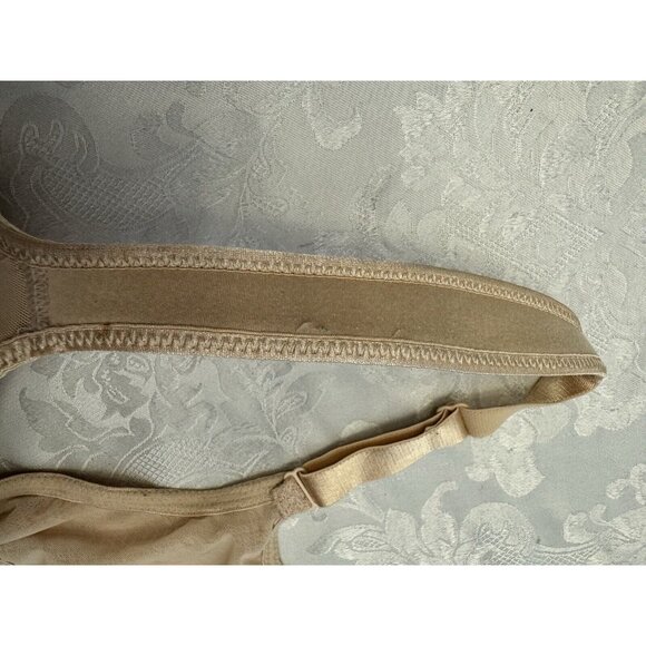 Wacoal 36D Awareness Wire Free Beige Bra 856367 Cushioned Straps Pink Ribbon - Picture 11 of 12